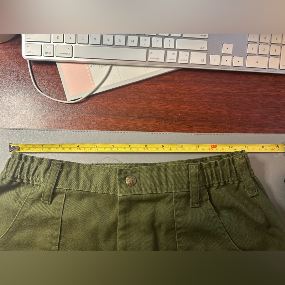 VTG Boy Scouts of America Uniform Pants  Green Cargo Shorts BSA - Picture 9 of 10